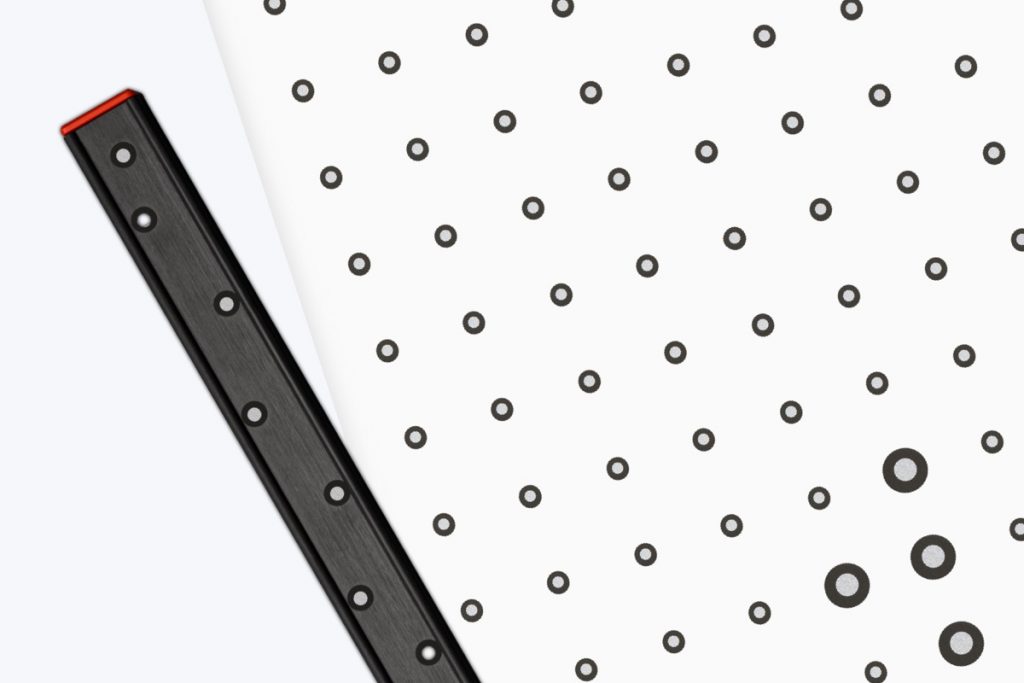 Calibration panel and hyperscale bars