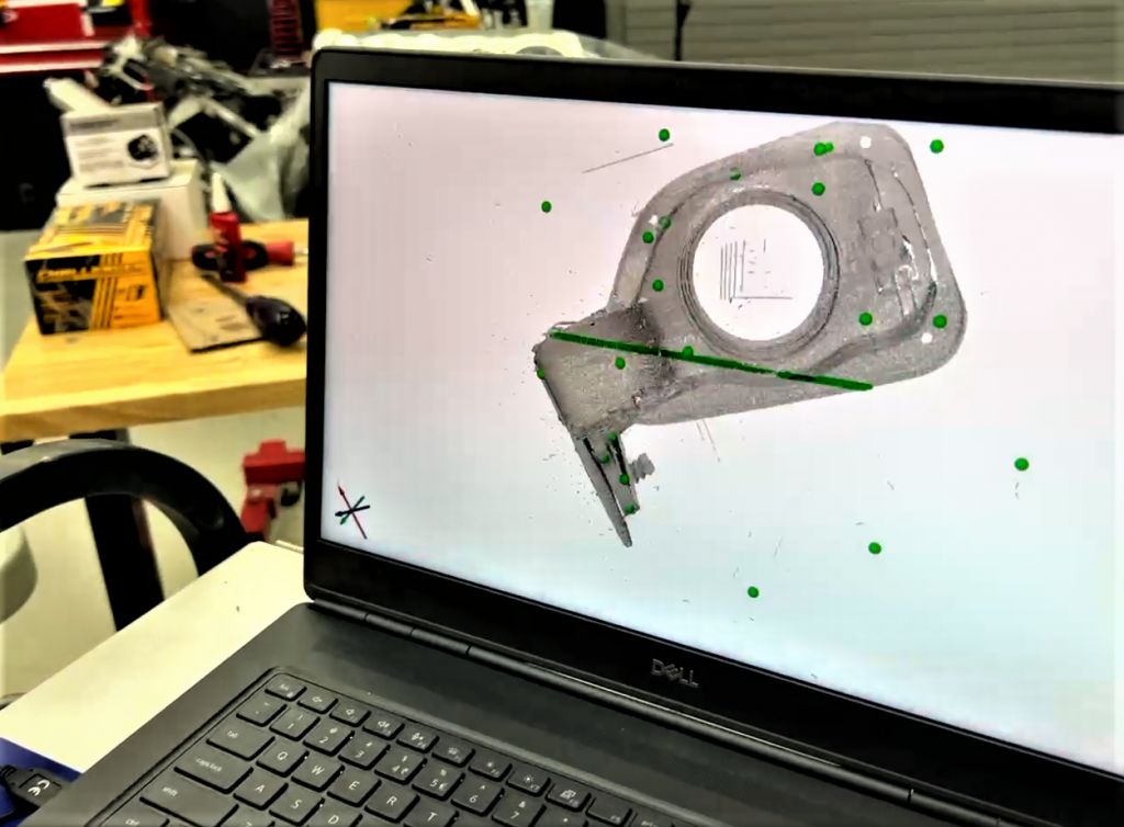 3D data of automotive parts in the inspection software of ZEISS Quality Suite