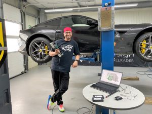 JP Performance 3D scanning automotive parts with ZEISS T-SCAN hawk 2