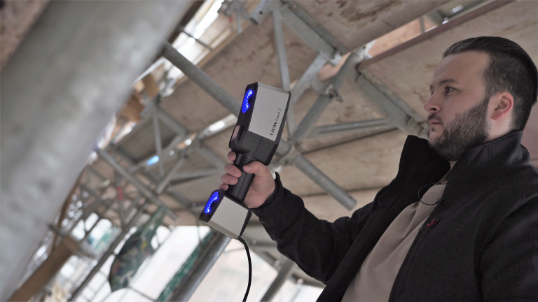 3D scanning historic architecture with ZEISS T-SCAN hawk 2