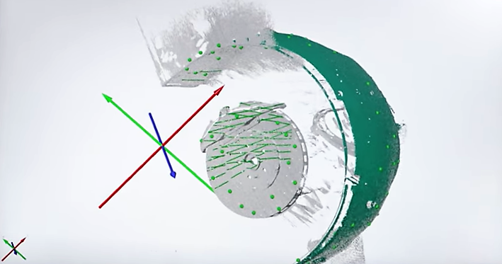 3D data of automotive parts in the inspection software in ZEISS Quality Suite