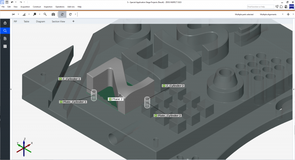 Digital Assembly in ZEISS INSPECT software