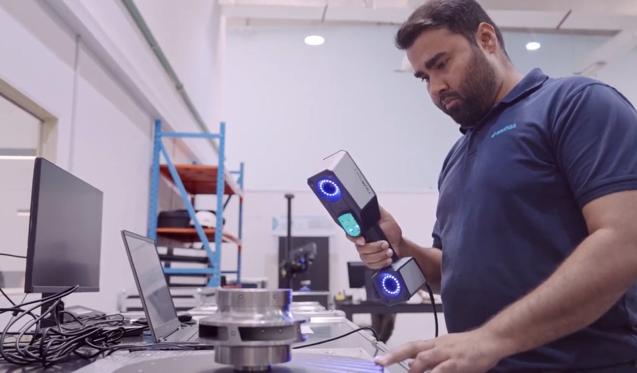 Scanning small parts with GOM Scan 1 and ATOS Q – HandsOnMetrology